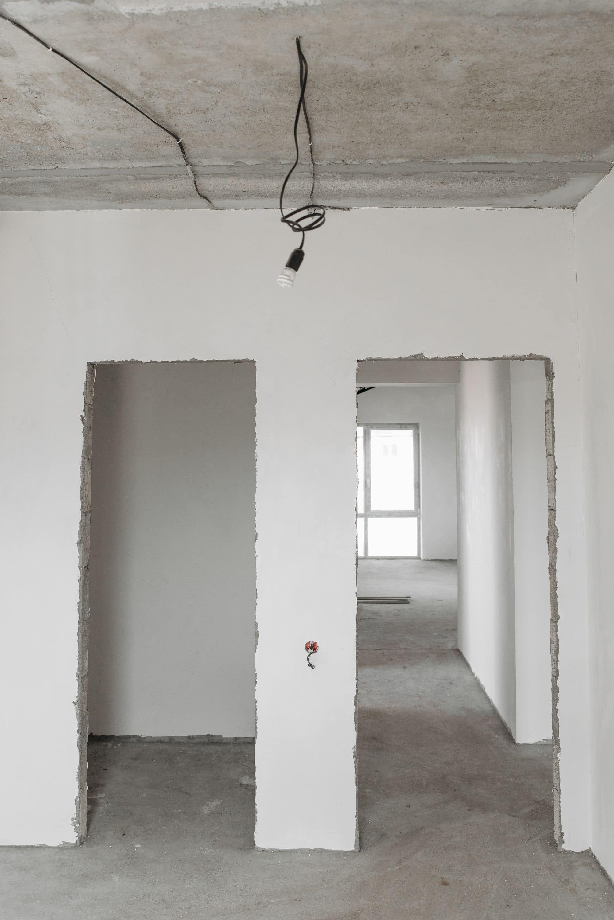 Handed over as a building site. — Stage 01 · Rough Clean